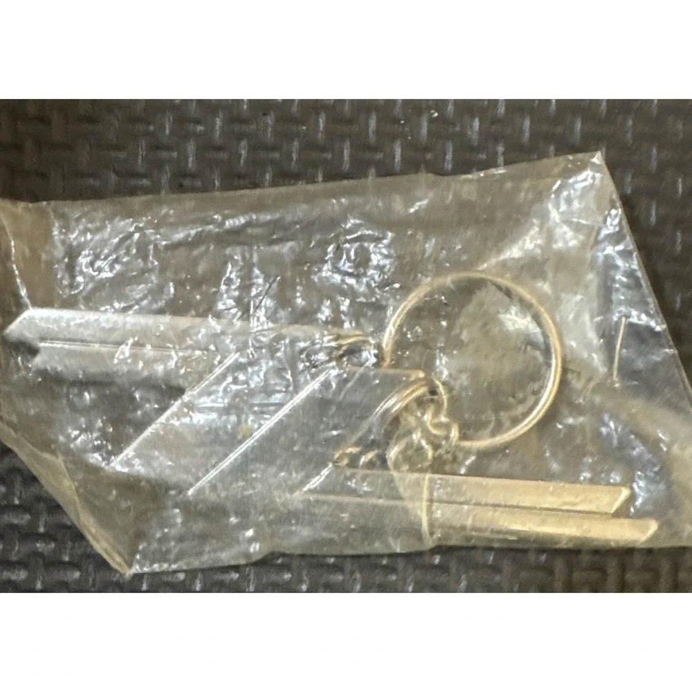 ZZ TOP Key Ring Chain Chrome Large Keychain | NIP